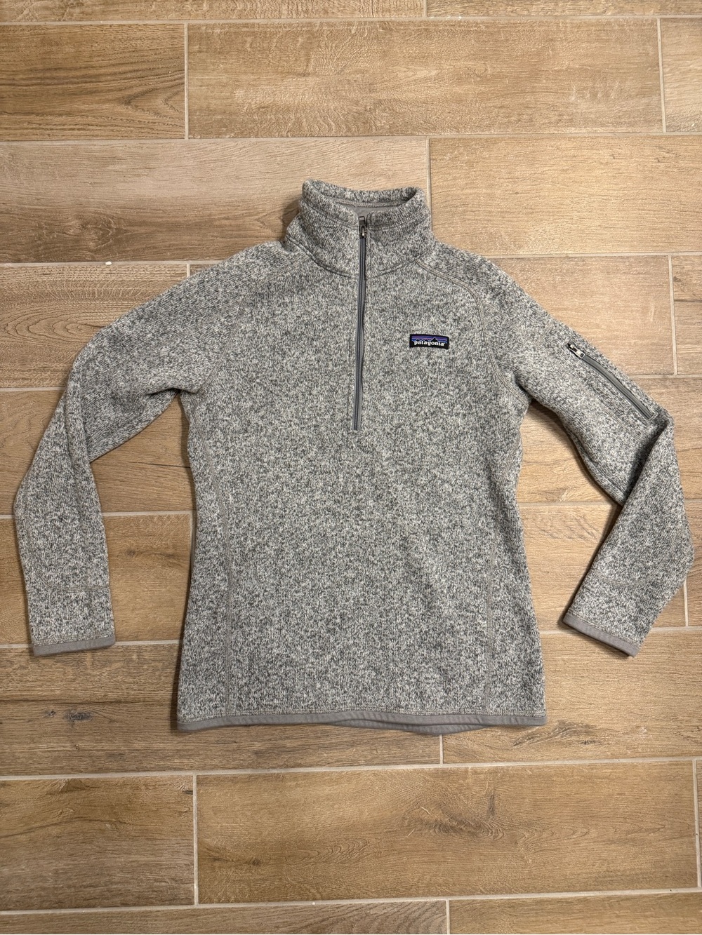 Patagonia Women's Heather Gray Half-Zip Turtleneck Pullover Size XS